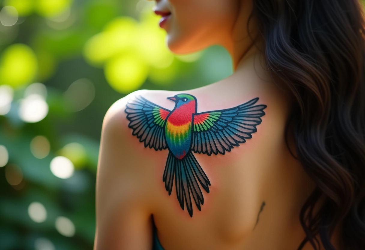 oiseau tatouage