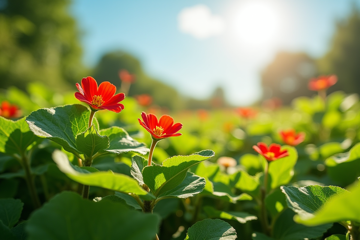 fleurs pourpier